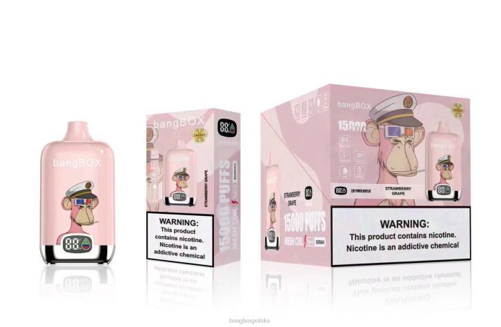 Bang Box Vape Price - Bang Box 15 000 zaciągnięć 4X6J44 winogrono truskawkowe
