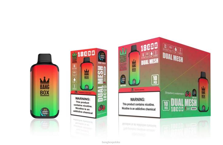 Bang Box 18000 - Bang Box 18 000 zaciągnięć 4X6J88 arbuz truskawkowy