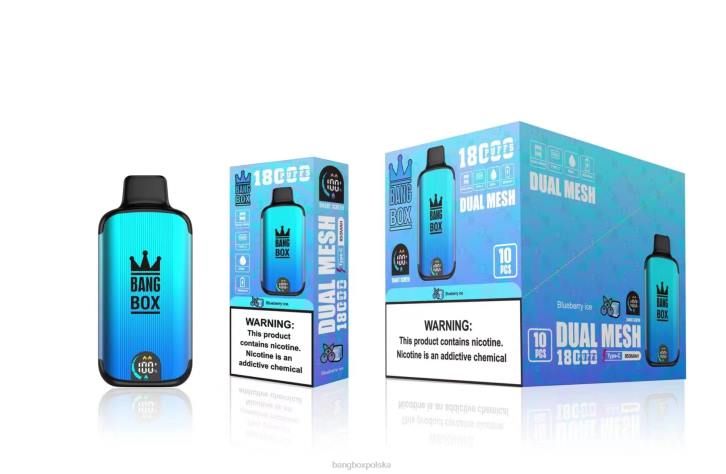 Bang Box 18000 - Bang Box 18 000 zaciągnięć 4X6J90 lód jagodowy