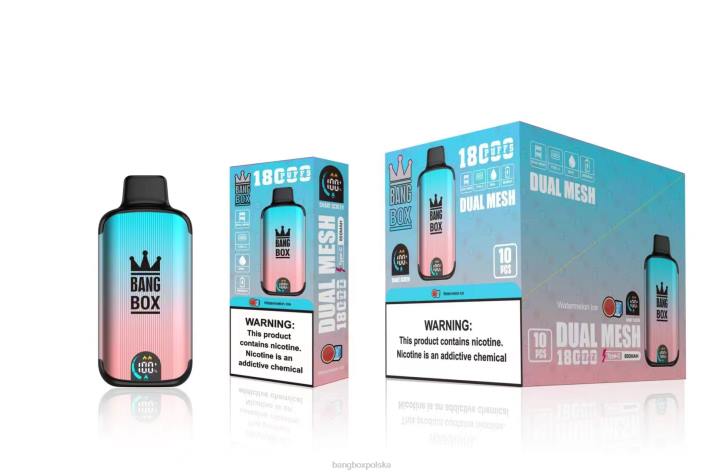 Bang Box 18000 - Bang Box 18 000 zaciągnięć 4X6J96 lód arbuzowy