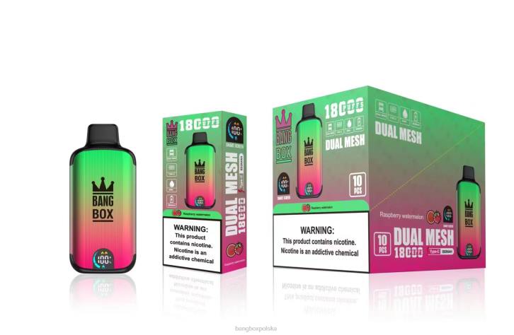Bang Box 18000 Cena - Bang Box 18 000 zaciągnięć 4X6J97 arbuz malinowy