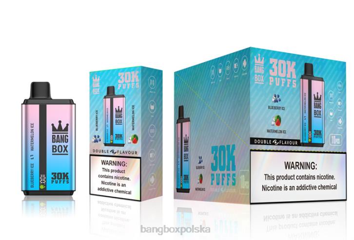 Bang Box Cena - Bang Box 30000 puszek o podwójnych smakach 4X6J69 lód jagodowy i lód arbuzowy