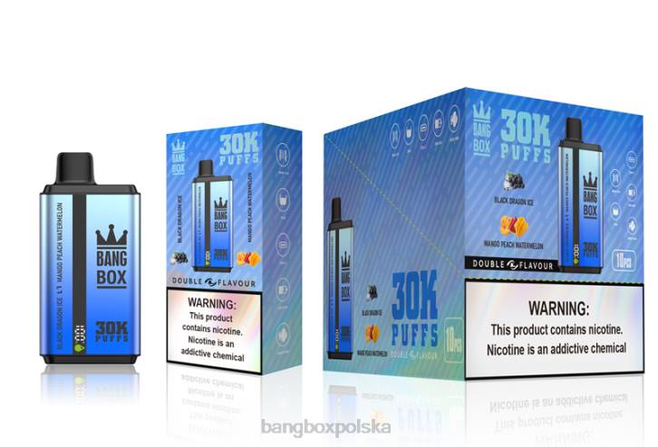 Bang Box Price - Bang Box 30000 puszek o podwójnych smakach 4X6J71 lód z czarnego smoka i arbuz mango i brzoskwini
