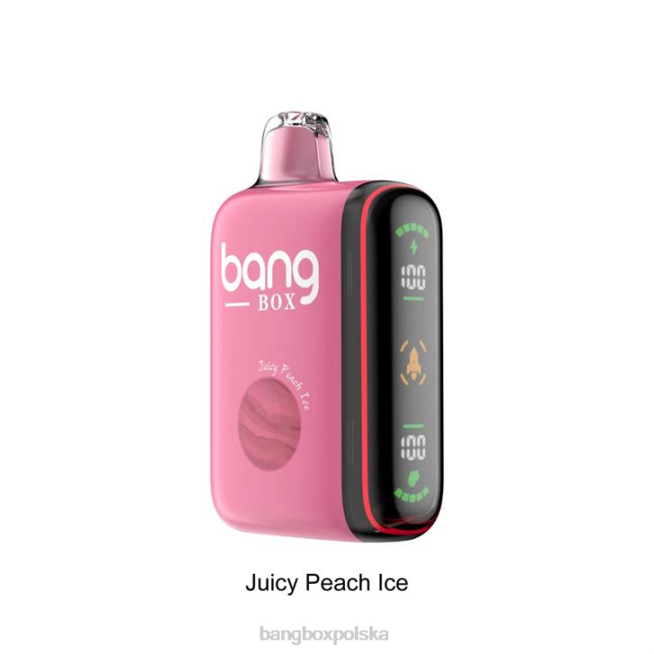 Bang Box Cena - Bang Box Inteligentny wyświetlacz mocy 9000-18000 zaciągnięć 4X6J29 soczysty lód brzoskwiniowy