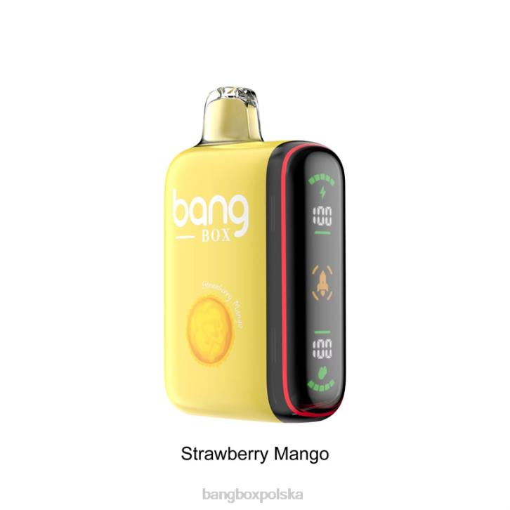 Bang Box Price - Bang Box Inteligentny wyświetlacz mocy 9000-18000 zaciągnięć 4X6J35 mango truskawkowe
