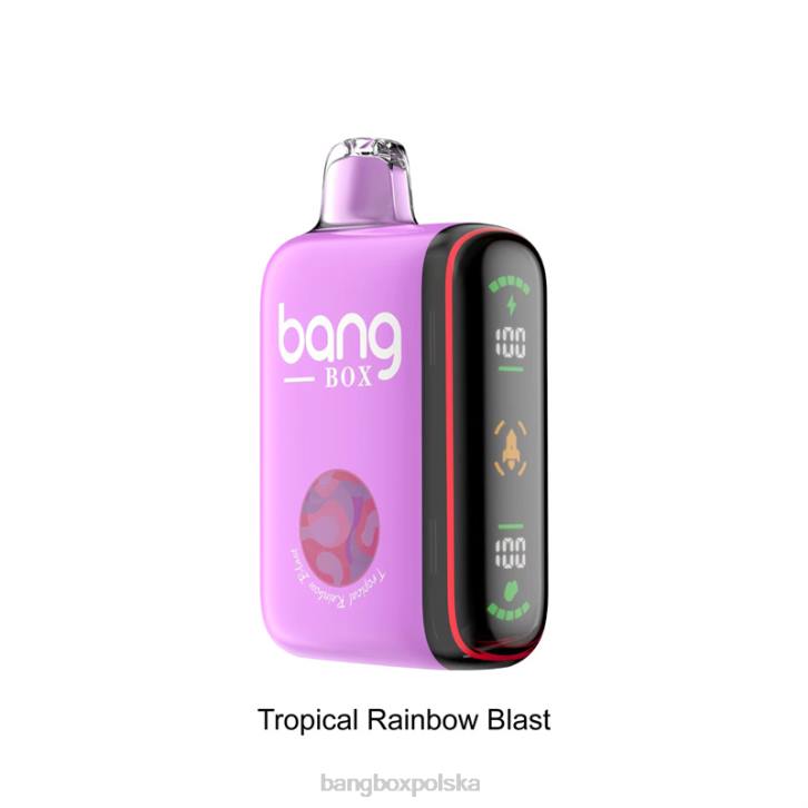 Bang Box Vape Price - Bang Box Inteligentny wyświetlacz mocy 9000-18000 zaciągnięć 4X6J36 podmuch tropikalnej tęczy