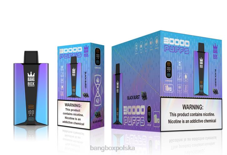 Bang Box Cena - Bang Box Inteligentny ekran o pojemności 30 000 zaciągnięć 4X6J77 czarny wybuch