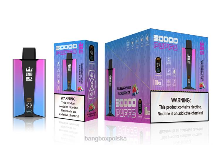 Bang Box Cena - Bang Box Inteligentny ekran o pojemności 30 000 zaciągnięć 4X6J81 lód jagodowo-kwaśny malinowy