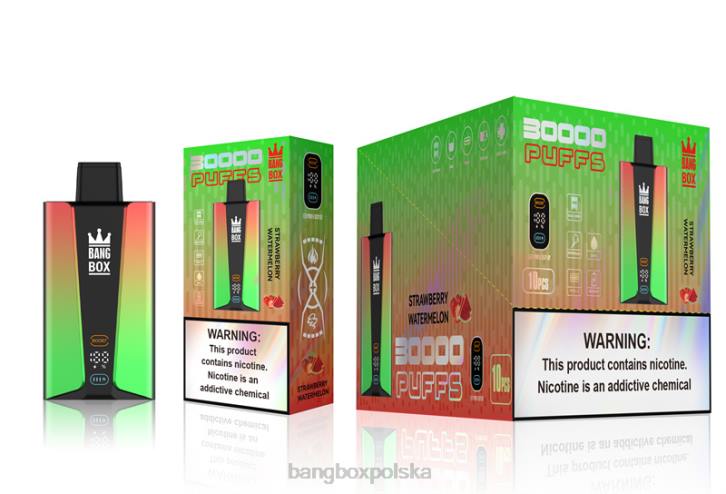 Bang Box Price - Bang Box Inteligentny ekran o pojemności 30 000 zaciągnięć 4X6J75 arbuz truskawkowy