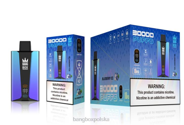 Bang Box Price - Bang Box Inteligentny ekran o pojemności 30 000 zaciągnięć 4X6J79 lód jagodowy