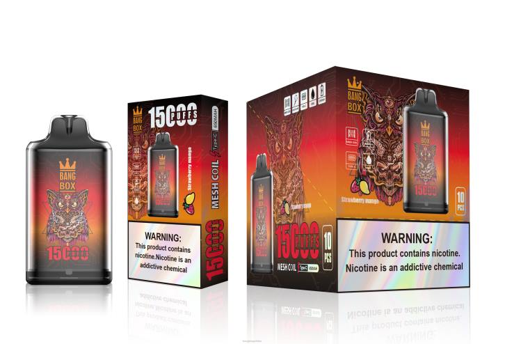Bang Box Cena - Bang Box s1-15000 zaciągnięć 4X6J101 mango truskawkowe