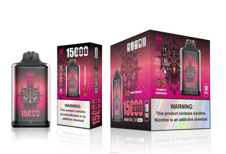 Bang Box Cena - Bang Box s1-15000 zaciągnięć 4X6J105 arbuz malinowy