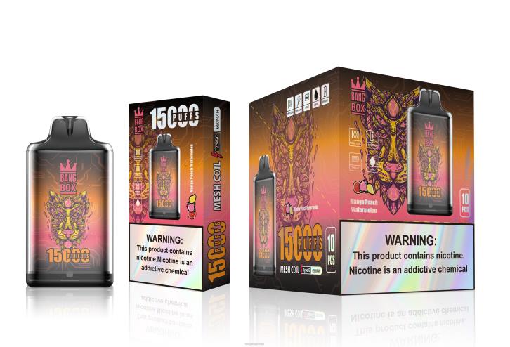 Bang Box Price - Bang Box s1-15000 zaciągnięć 4X6J107 arbuz mango brzoskwinia