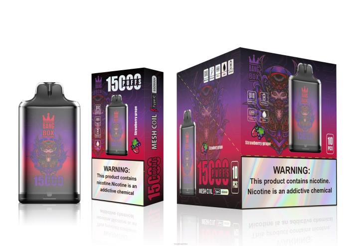 Bang Box Price - Bang Box s1-15000 zaciągnięć 4X6J111 winogrono truskawkowe