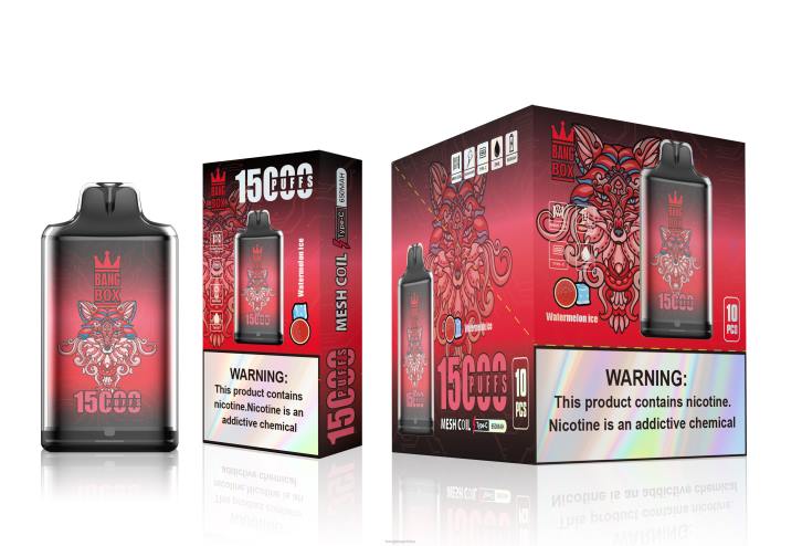 Bang Box Vape Cena - Bang Box s1-15000 zaciągnięć 4X6J106 lód arbuzowy