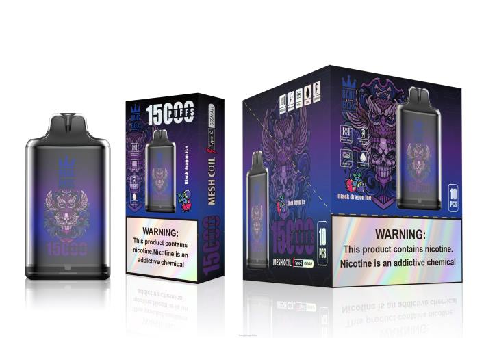 Bang Box Vape Cena - Bang Box s1-15000 zaciągnięć 4X6J110 lód czarnego smoka